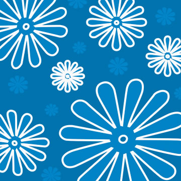 Arctic Frog - Floral Wave 12x12 patterned paper  (pack of 10)